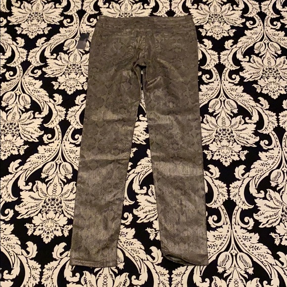 NWT Bisou Bisou Snake-print Jean/pant, Sz 4! - Picture 3 of 5